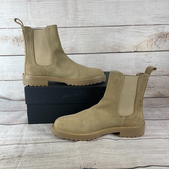 SAINT MORTA Mens Sz EU 46 US 12 Chunky Chelsea Boots Tan Suede main image 9
